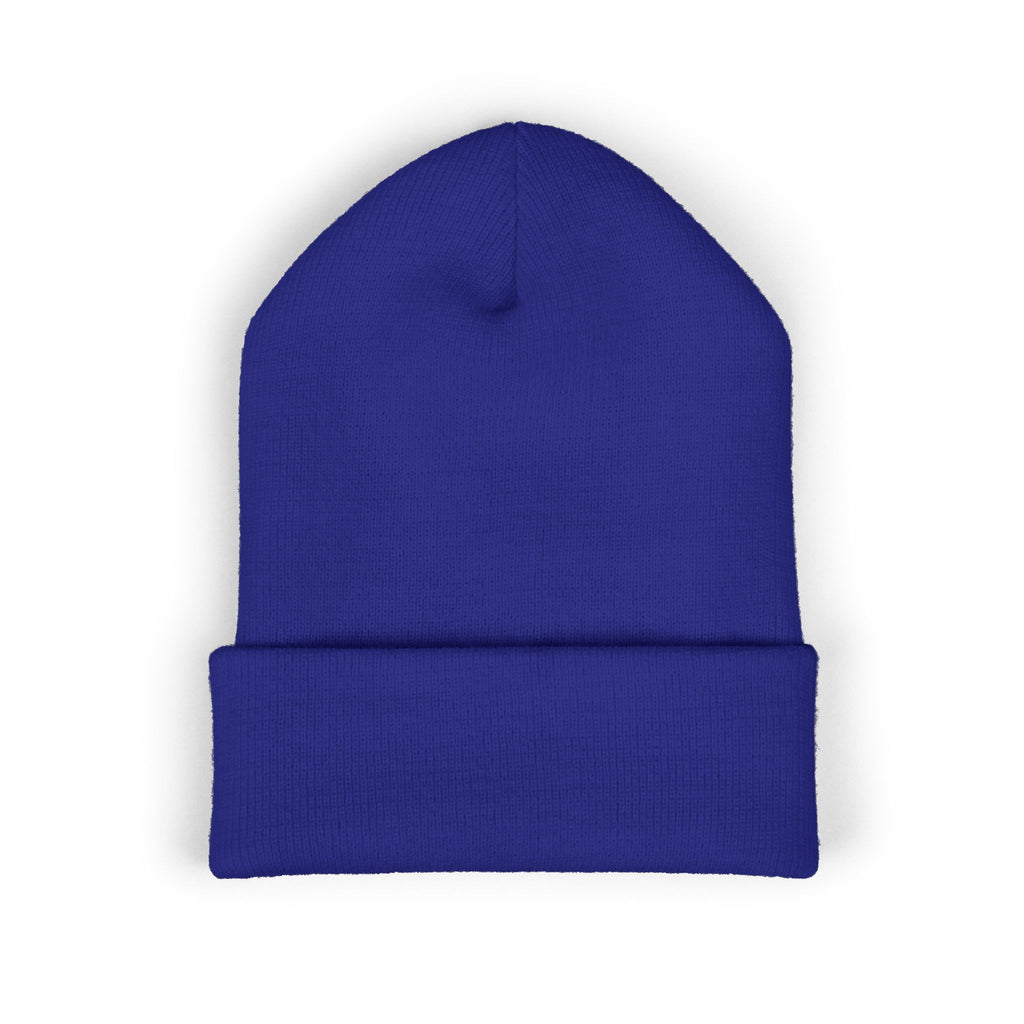 Barcode graphic beanie | Cuffed Embroidered Beanie