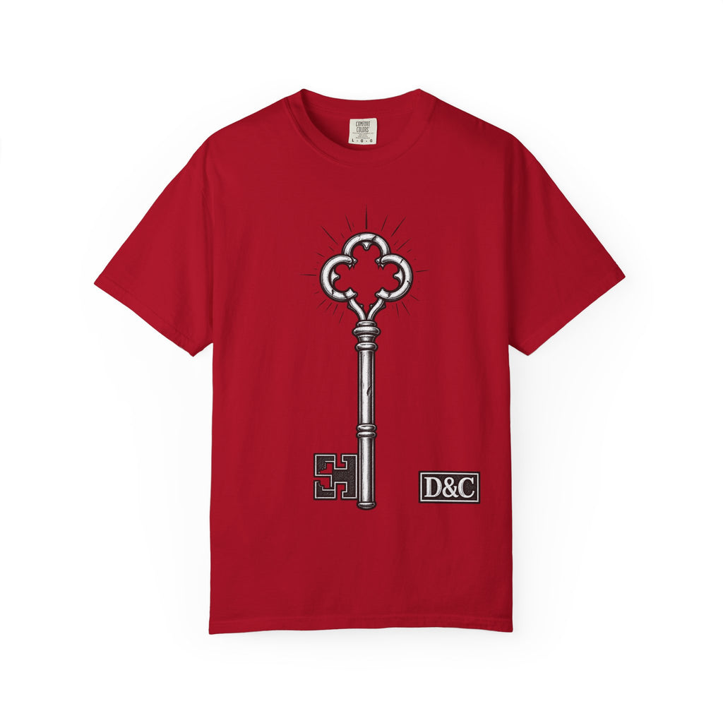 Key to Life T-Shirt — Vintage Skeleton Key Graphic Tee ("Search for the Keys to Life")