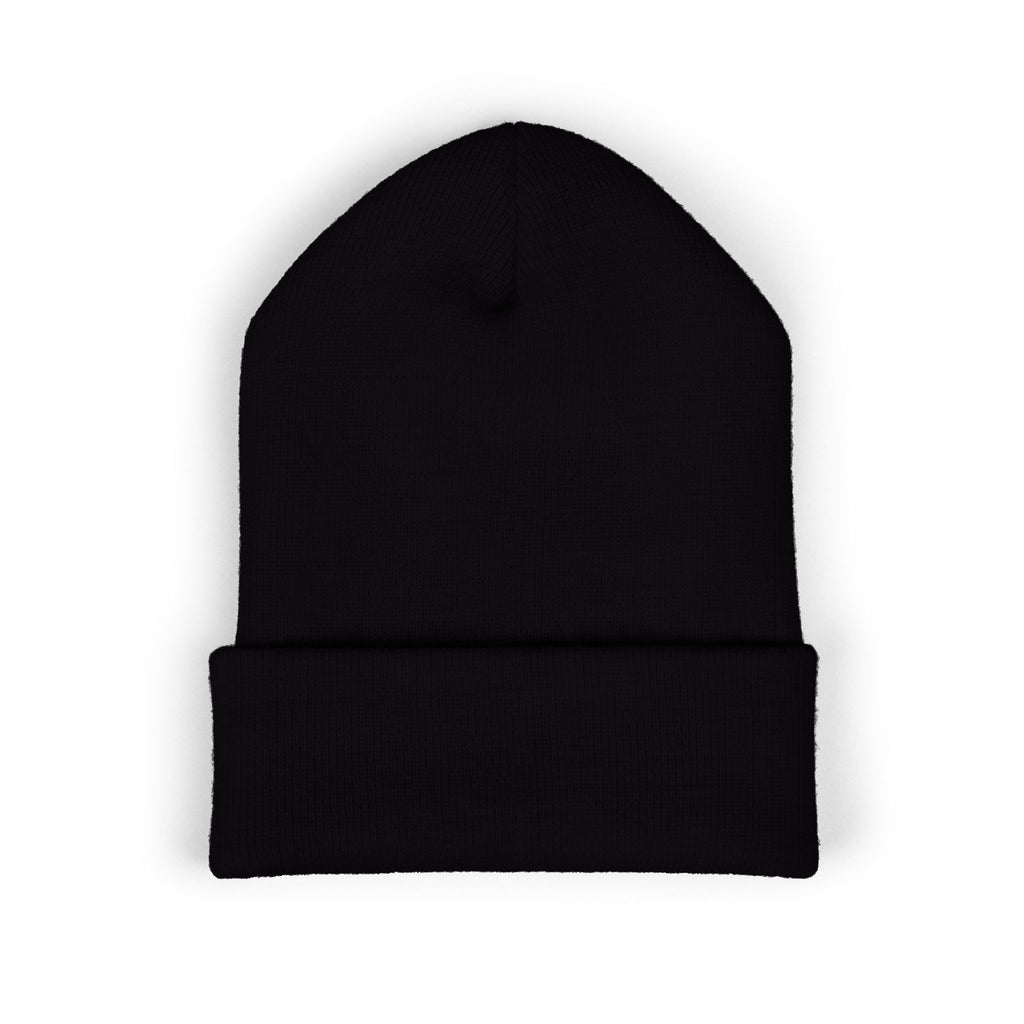 Barcode graphic beanie | Cuffed Embroidered Beanie
