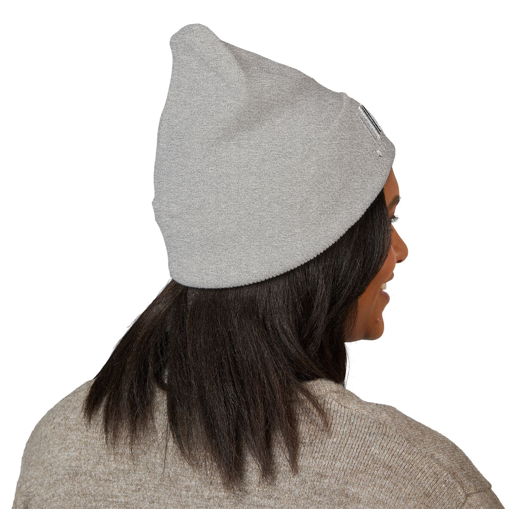 Barcode graphic beanie | Cuffed Embroidered Beanie