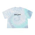 "Positive Outlook" Women's Tie-Dye Crop Tee